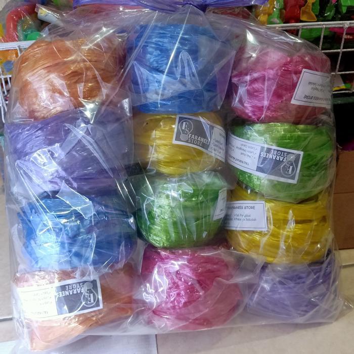 Promo Grosir Tali Rafia Isi 12 Gulung