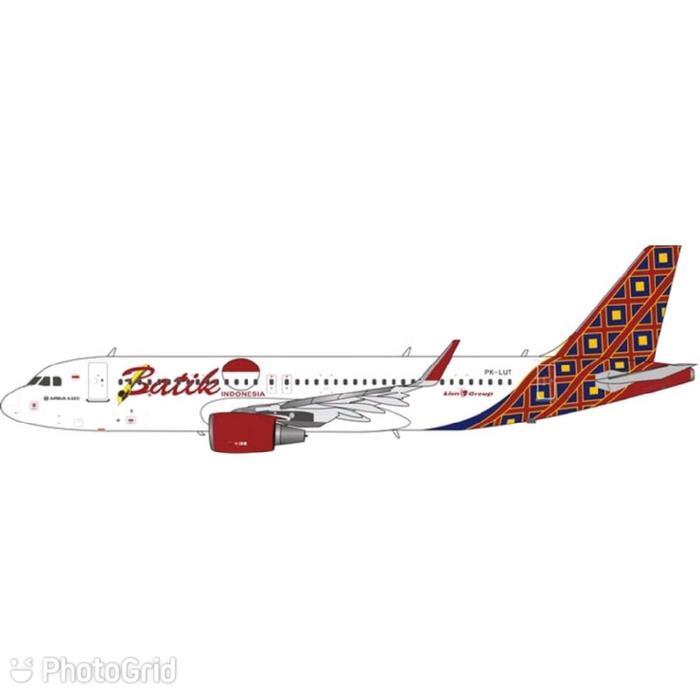 Batik Air Airbus A320 Pk-Lut Phoenix 1:400