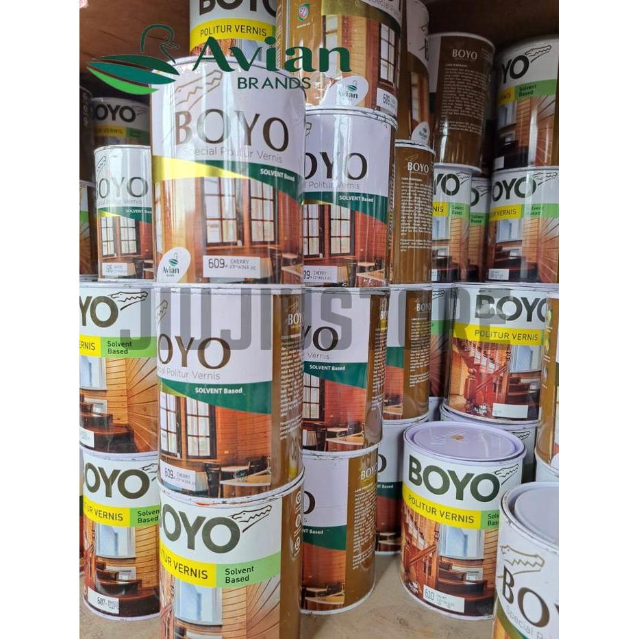 Boyo Politur Vernis Solvent Based 1Kg - Vernis Plitur Boyo Vernis 1Kg Co