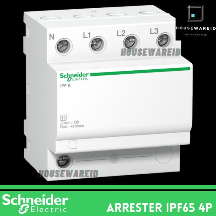 SURGE ARRESTER PF65 IPF K 65 3P+N 4P 65KA SCHNEIDER A9L15586 ARESTER KUALITAS TERBAIK