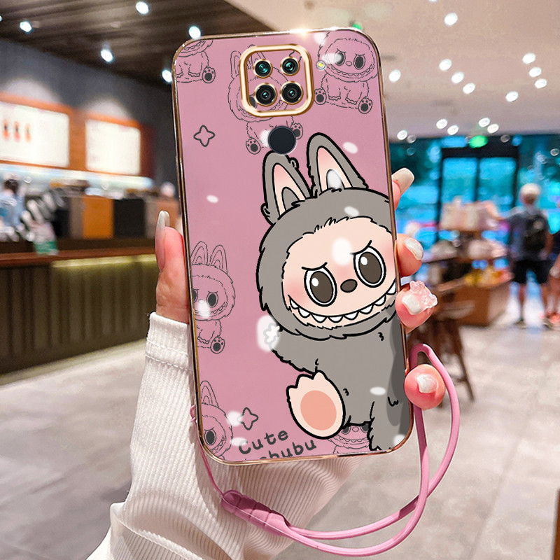 Casing Hp Untuk Xiaomi Redmi Note 9 Note 9s Note 9 Pro Case Boneka sapaan yang populer Elektro Plati