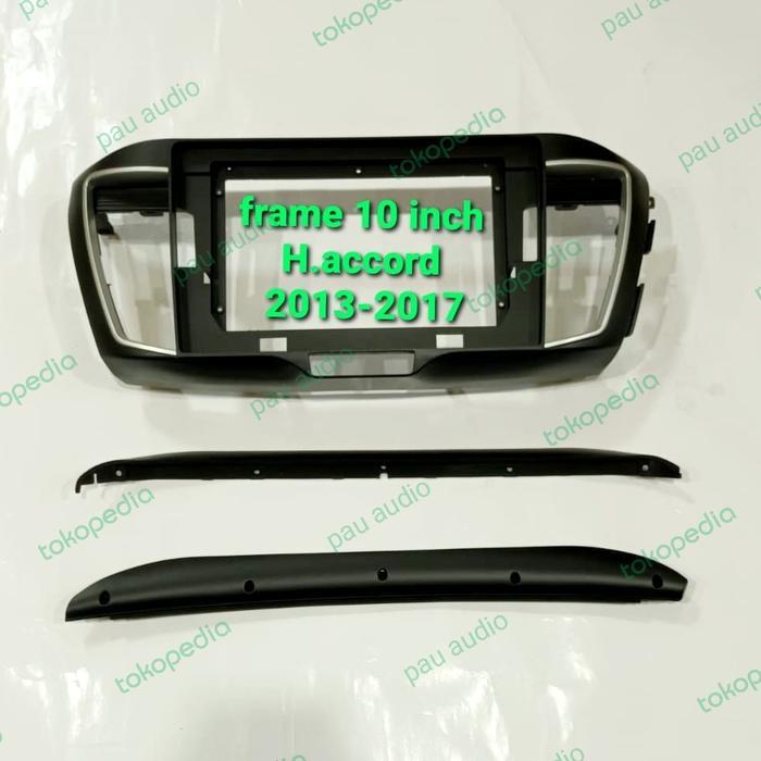 Frame Head Unit Android 10 Inch Honda Accord 2013-2017