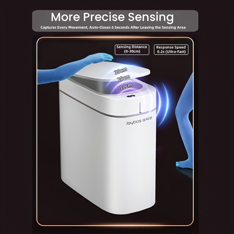 Automatic Smart Bagging Sensor Trash Can Waterproof Narrow Large-capacity Smart Garbage Bin House