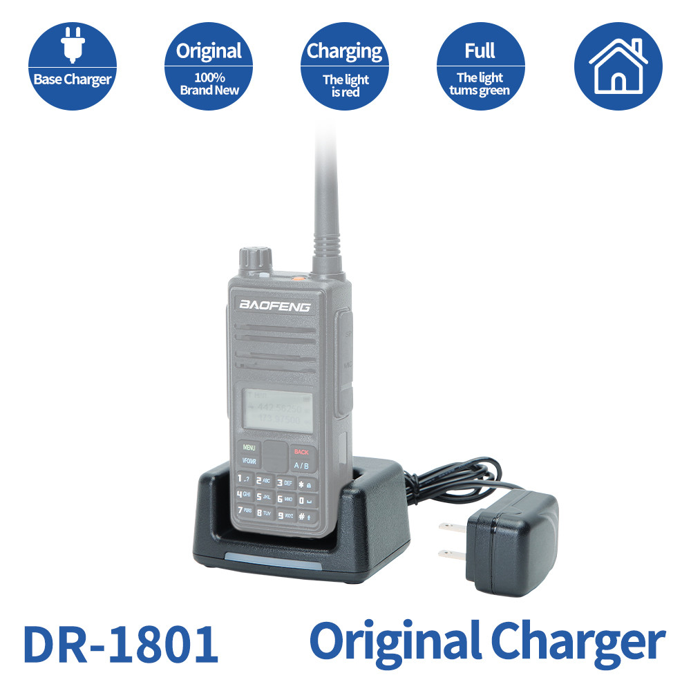 Baofeng DR-1801 Original Charger EU/US/USB Plus Ham Two Way Radio For DR1801 DM-1801 Walkie Talkie A