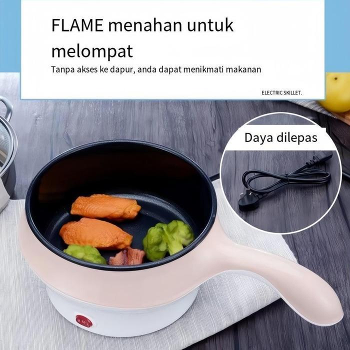 Philips - Panci Listrik + Kukusan Kompor Listrik 1.2L Kompor Listrik Lapisan Anti Lengket