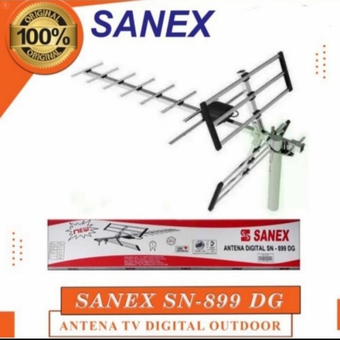 Promo Antena Antene Tv Digital Outdoor Sanex Sn-899 Dg Antena Penguat Sinyal