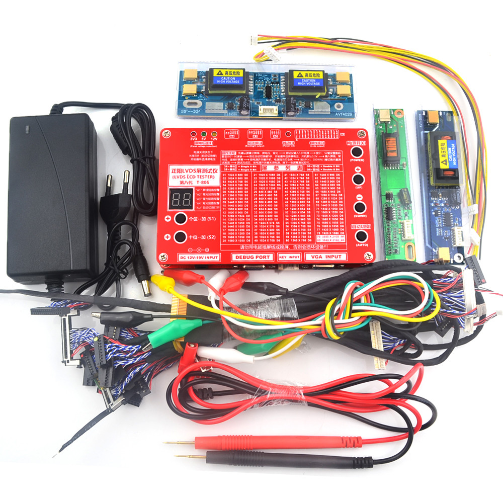 Sixth T-80S generation Laptop TV/LCD/LED TEST TOOL KIT SET LCD panel tester Support 7 -84 Inch LVDS