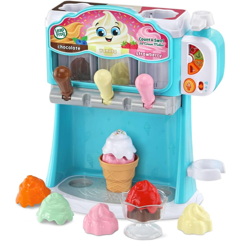 LeapFrog Count and Swirl Ice Cream Maker Playset for Kids