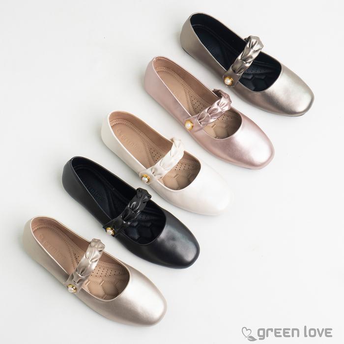 ORIGINAL Green Love Sepatu Flatshoes Wanita EPHINE READY STOCK