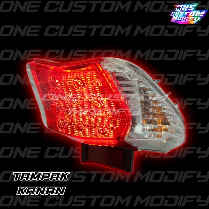 Stoplamp Running Supra X 125 Lampu Rem Led Belakang Tailight Motor Variasi One Custom Modify