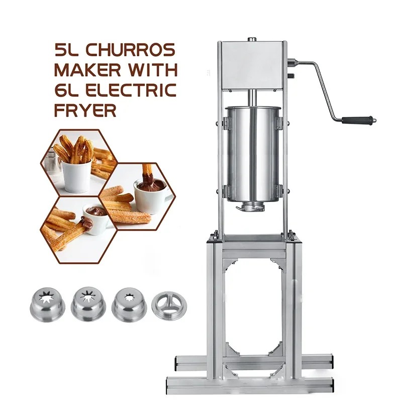 LX Spanish Churros Machine Spanish Dessert Churros Maker For Fritters Commercial Stainless Steel