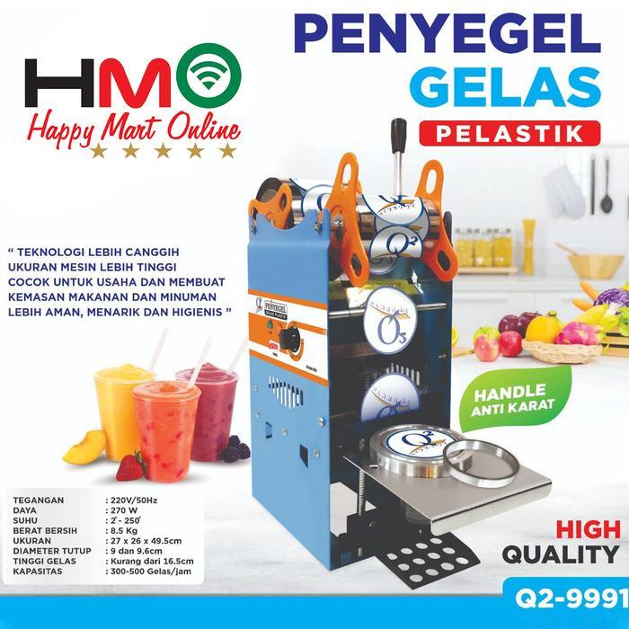 JTTOP" MESIN PRESS GELAS PLASTIK MESIN CUP SEALER MANUAL SEALING MACHINE Q2-8881 Q2 8881