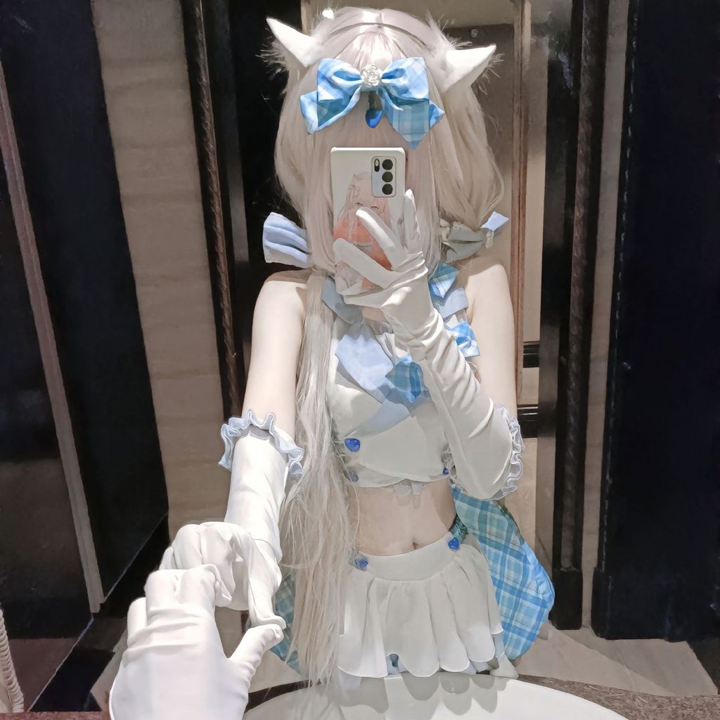 Game Cosplay Dress Suit Sexy Cat'S Costume With Cat Tail Anime Set Cute Game Cosplay Chocolate