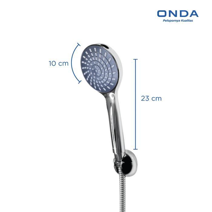 * ONDA PAKET HEMAT Hand Shower Set dan Kran Shower Mixer - Hand Shower SO-TUL + Kran Mixer Panas