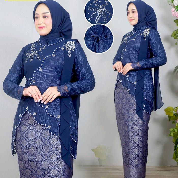 "New" stelan kebaya melati Payet kebaya kondangan kebaya wisuda kebaya modern kebaya muslim kebaya