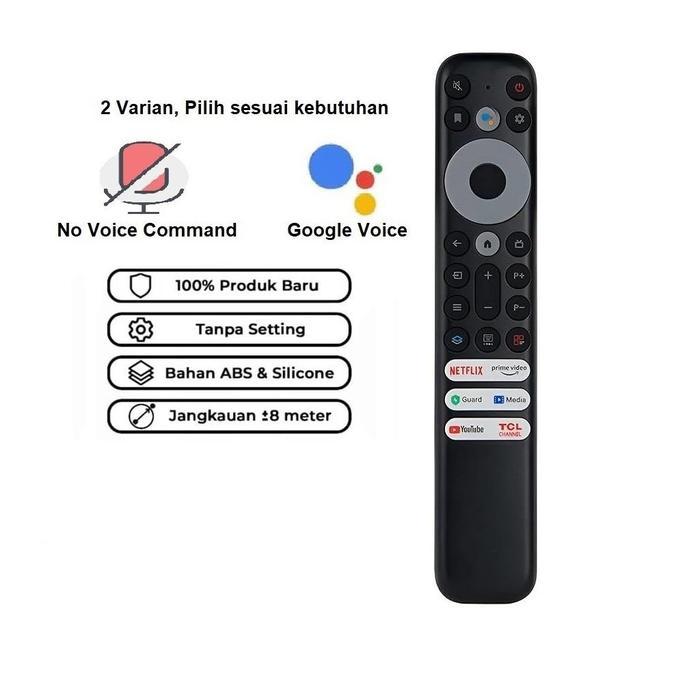 Terlaris Remote Smart TV Android tcI RC902V 32A7 32A9 32G9 40A7 40A9 40G9 43A9 43A28 43A50 43A18