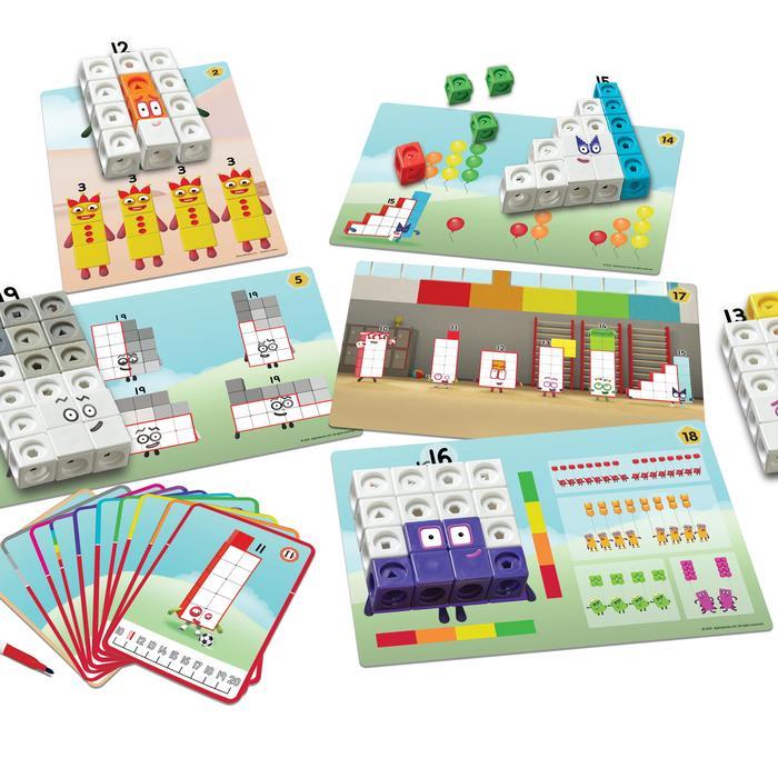 Hand2Mind Numberblocks MathLink Cubes 1120 Activity Set