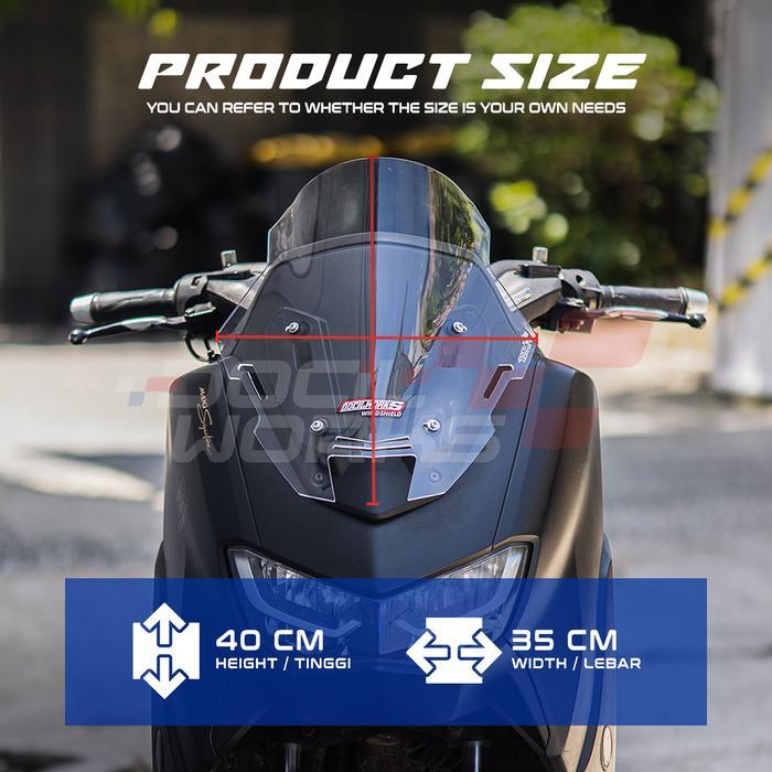 "New" DOCILWORKS - VISOR WINDSHIELD NMAX V6 & V7