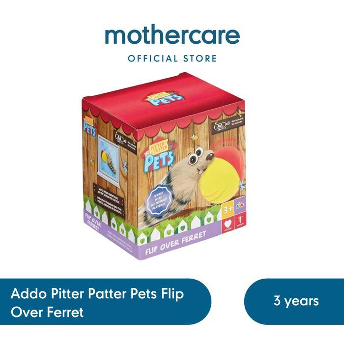 TERLARIS Addo Pitter Patter Pets Ferret & B - Mainan Boneka Interaktif Anak READY STOCK