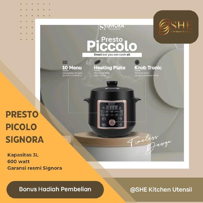 Panci Presto Signora Piccolo Pressure Cooker Kapasitas 3 Liter Signora