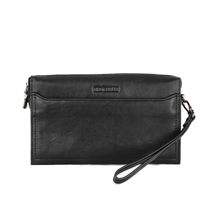 Tas Clutch Pria Gino Mariani Garret Hitam