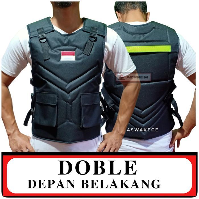 Rompi Motor Anti Angin Body Protector Pelindung Dada Bikers Pasti Ori