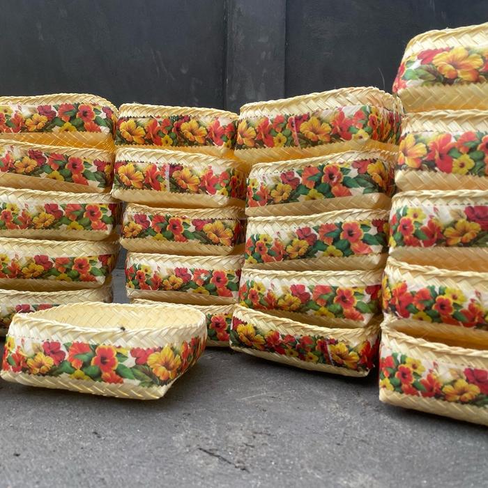 Bokor Sodan Bambu (10pcs) size 15cm Bokor Sodan Murah Bokor Sodan Deco