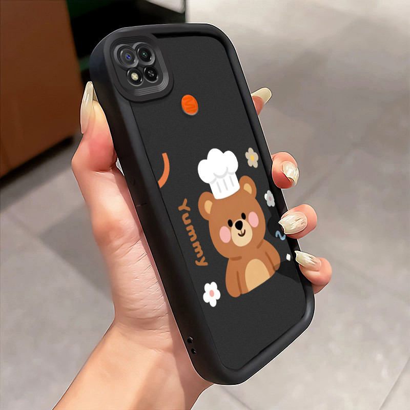 Casing Hp Xiaomi Redmi 9C Redmi 9C NFC Redmi 10A POCO C31 Case Koki Beruang Kecil Kasing silikon Ces