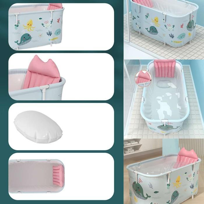 Promo Bak Mandi Lipat Portable Spa Bathtub Dewasa Kolam Bathub Terapi Rendam Termurah