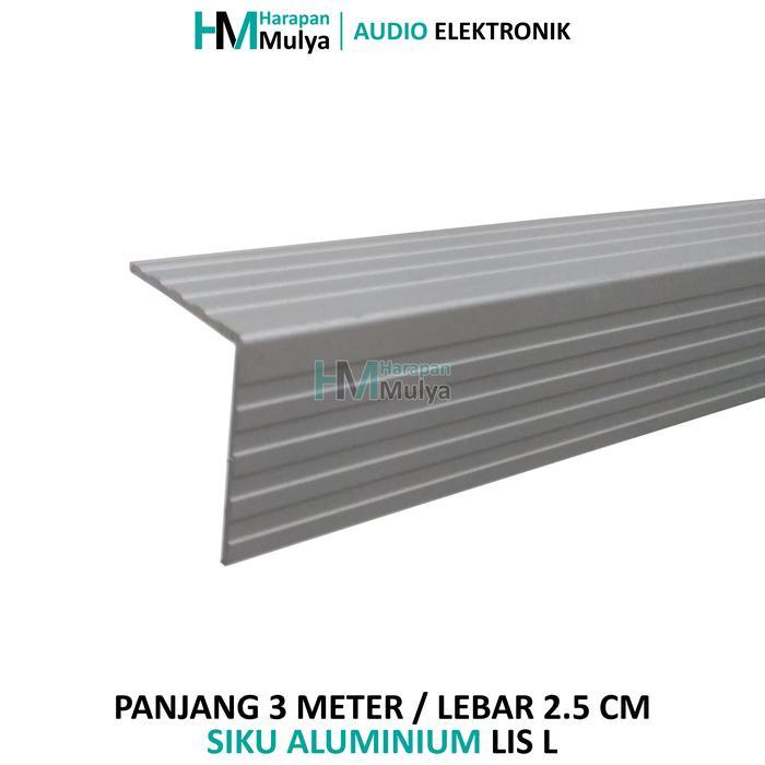 Termurah (3M / 3 Meter) Siku Aluminium Lis L / Alumunium Hardcase Box Speaker