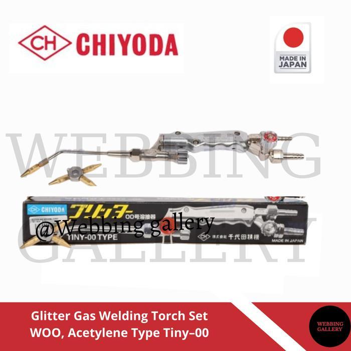 Chiyoda Glitter Gas Welding Torch Set WOO, Acetylene Type Tiny 00