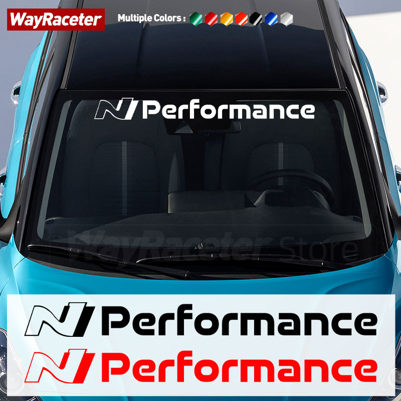 Stiker Vinil Kaca Depan Mobil N Stiker Jendela Kaca Depan Performa untuk Hyundai Veloster Accent I30