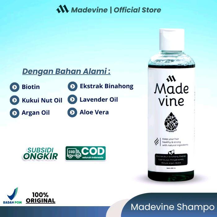Shampoo madevine perawat rambut rontok ketombe