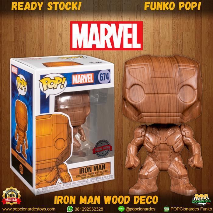 Funko POP Marvel - Iron Man - Iron Man with Deco Exclusive #674