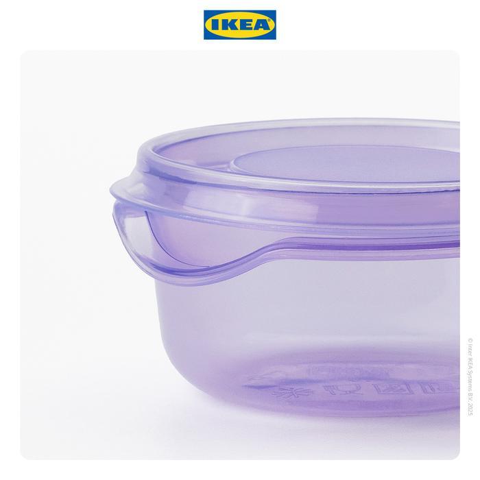 TERLARIS PRUTA Kotak Makan Dengan Penutup Ungu 70ml Isi 3pcs Selamat Berbelanja