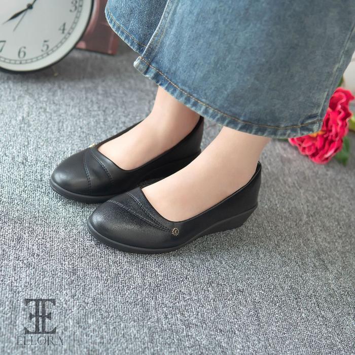 Donatello - Ez2855 Sepatu Wedges Wanita Import 4.Cm Flatshoes Mura