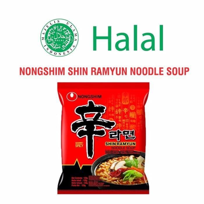 "New" Nongsim shin ramyun Mie Ramen Korea 120gram