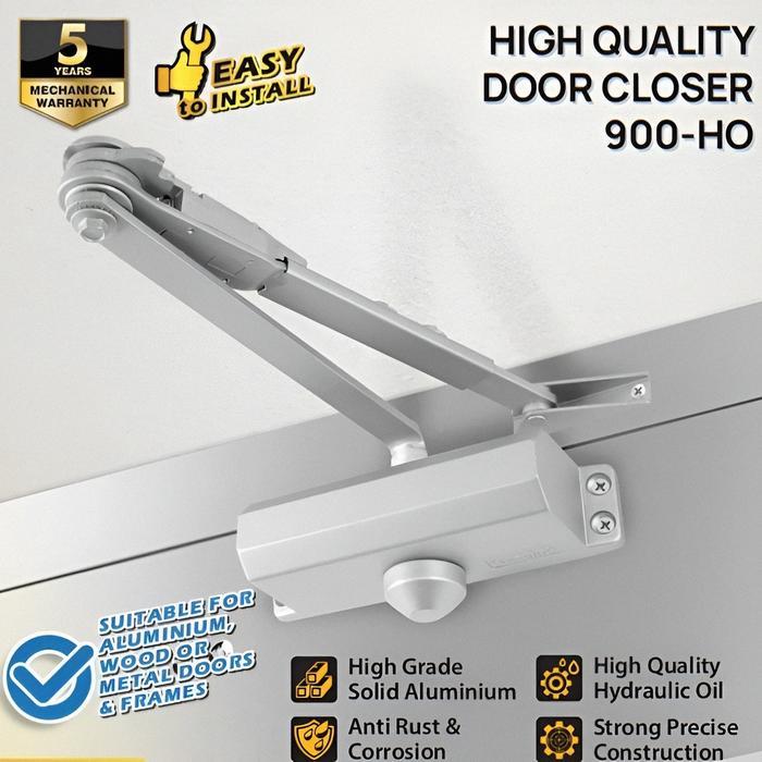 PALOMA Door Closer Penahan Penutup Pintu Rumah Otomatis Hold Open Hydraulic Hidrolik Natural