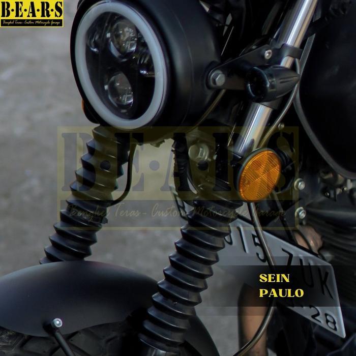 Lampu Sein Bisa Sekaligus Lampu Rem Motor Custom Scrambler Universal