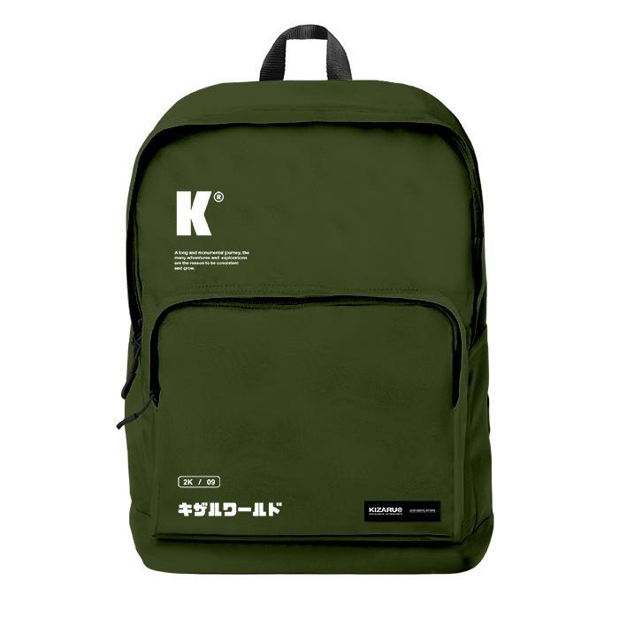 SIAPKIRIM KIZARU Backpack KYOKO OLIVE READY STOCK