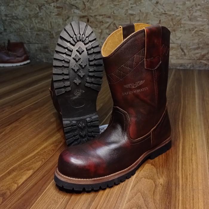 Long Safety Boots model replika redwing pecos Xrider
