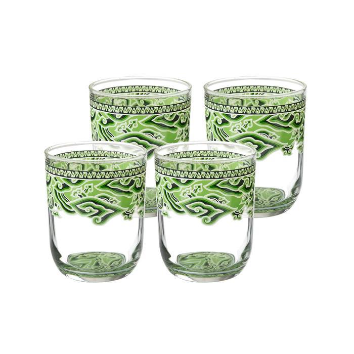 Brighton Glass Set Batik Mega Mendung GMB3904
