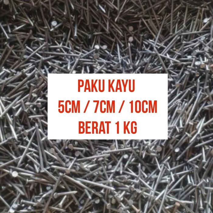 Paku 1kg Paku 5cm Paku 7cm Paku 10cm Paku kayu ukuran 5cm / 7cm / 10cm Paku Seri Berat 1 Kg