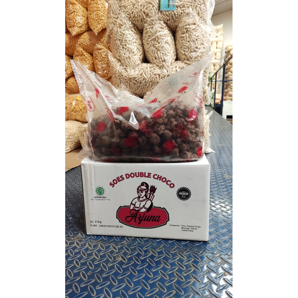 Soes Arjuna Coklat Snack kiloan Grosir