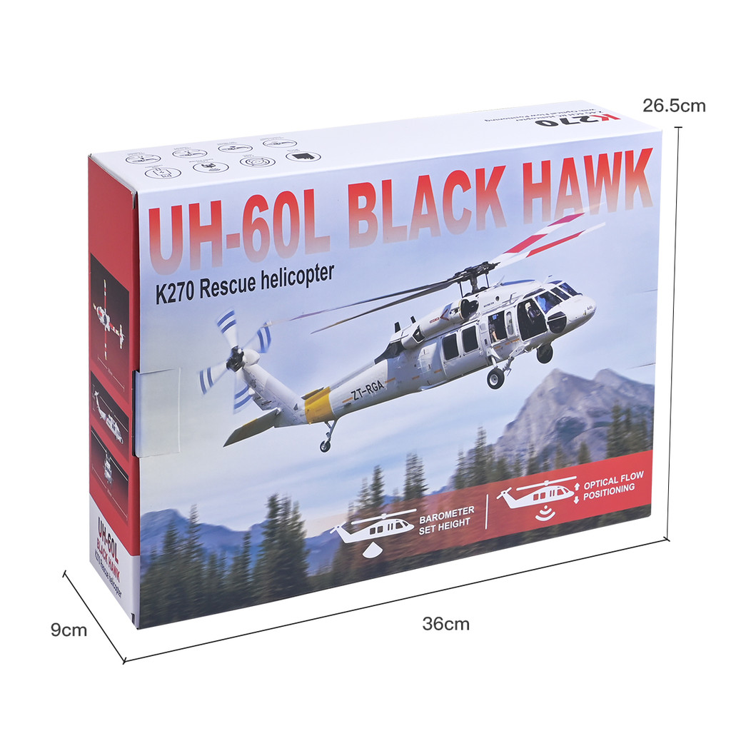 NEW K270 Black Hawk Remote Control Helicopter UH60 Four-Channel Simulation Brushless RC Helicopter