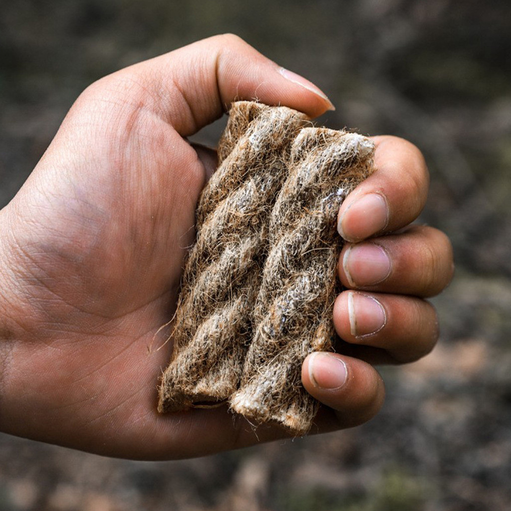 Outdoor Tinder Rope, Fire Starter Survival Tinder, Quick Fire For Backpacking Hiking Camping Hunting