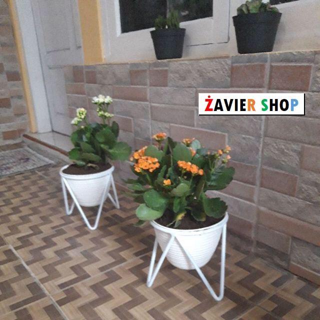 Standing Single Pot 17 cm - Putih