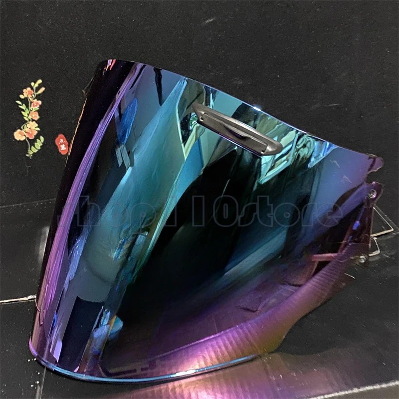 Visor Motorcycle Half Helmet Visor Fitting For Arai Ram4 Motorbike Helmets Lens Transparent Black