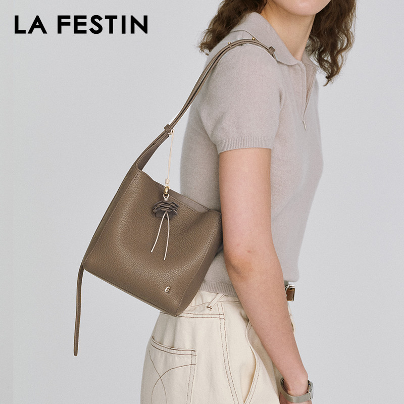 LA FESTIN Original Bucket Bag 2025 New Shoulder Bag Fashion Handbag Woman Summer Crossbody Bag