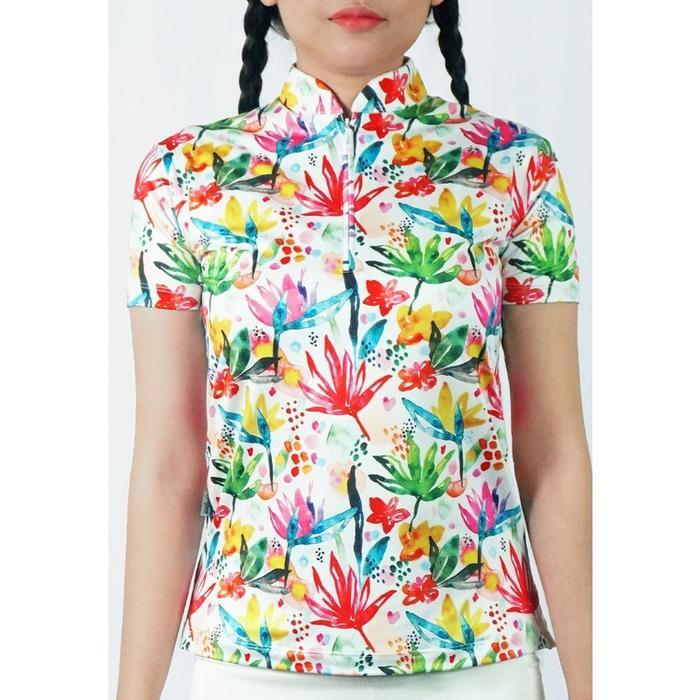 TRIJEE SPORTSWEAR POLO SHANGHAI JERSEY WOMEN BIRCH - GREEN